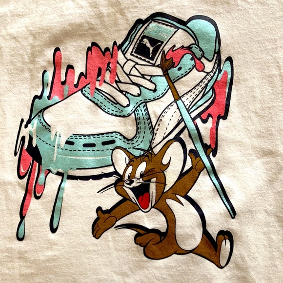 Puma Tom & Jerry Kid's Short-Sleeved Shirt - Picture 2 of 7